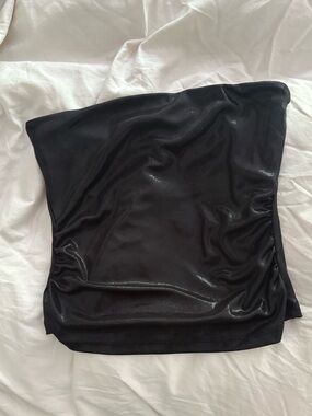 Twik sparkly strapless top